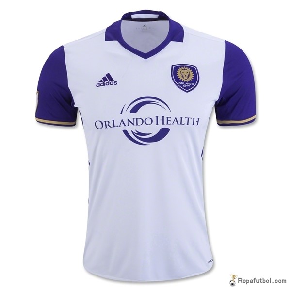 Camiseta Orlando City Replica Segunda Ropa 2016/17 Blanco